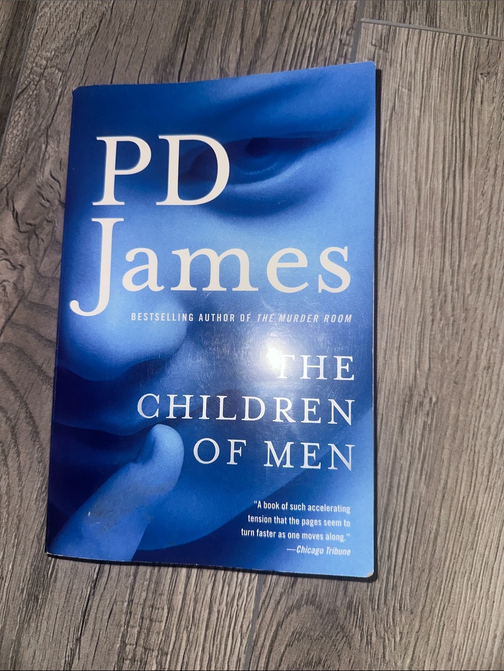 P.D. James "The Children of Men" - Blue Paperback Book